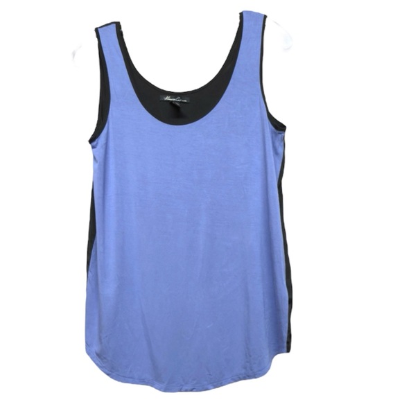 Kenneth Cole New York Blue and Black Tank Top - Picture 1 of 4